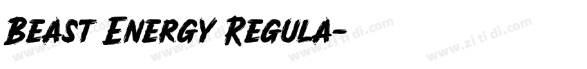 Beast Energy Regula字体转换 Beast Energy Regula字体转换